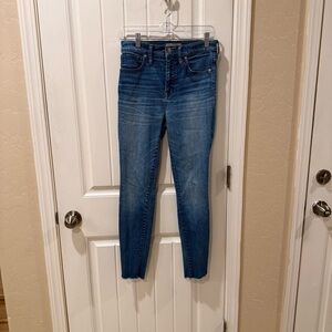 Madewell Skinny Jeans in Deep Blue